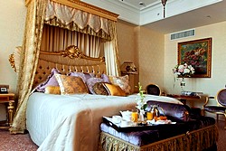 Romantic Suite at Radisson Royal Hotel in Moscow, Russia